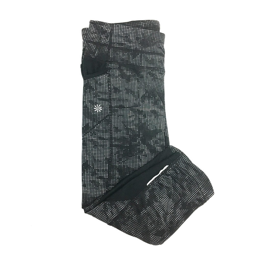 Athleta Maze Be Free Knicker Black & White size xs
